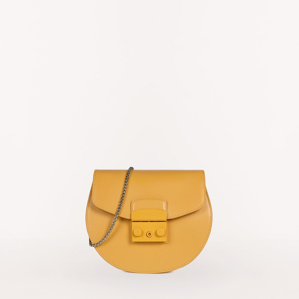 Furla Metropolis Crossbody Yellow Women South Africa NM4365870